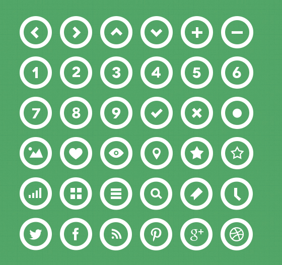 icons for web use